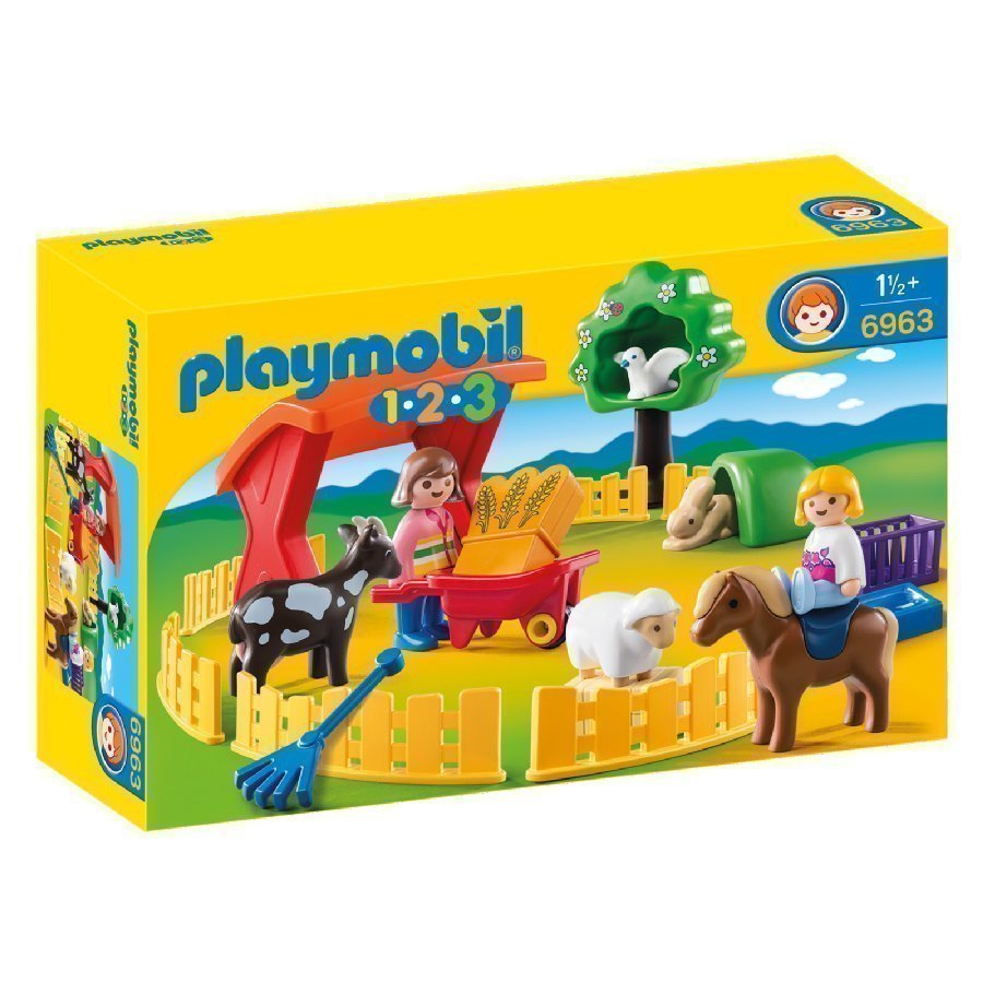 Playmobil 1 2 3 Kotieläinpiha 6963
