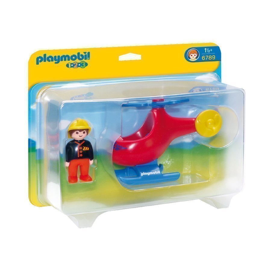 Playmobil 1 2 3 Sammutushelikopteri 6789