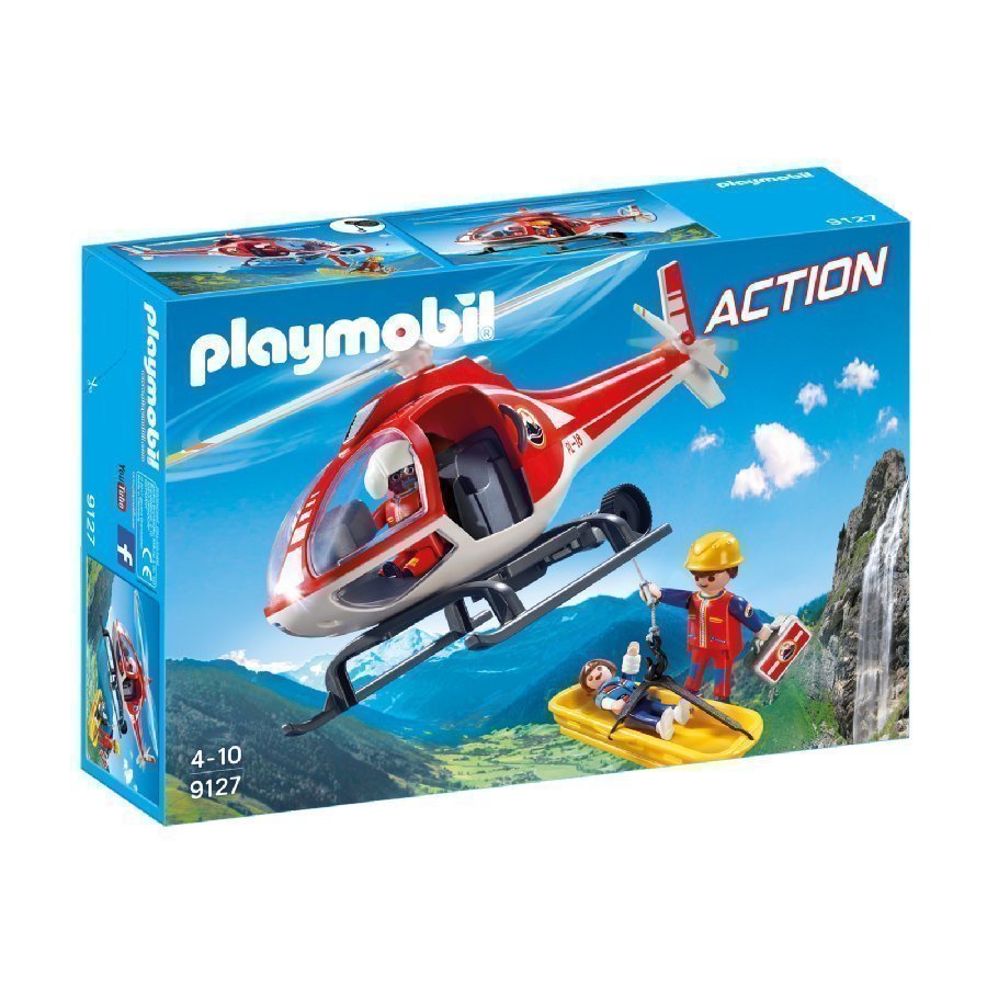 Playmobil Action Pelastushelikopteri Vuoristoon 9127