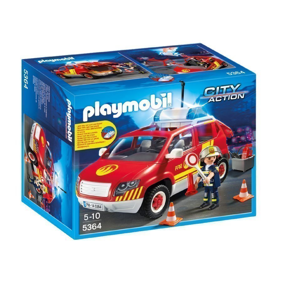 Playmobil City Action Palomestarinauto Valolla Ja Äänellä 5364