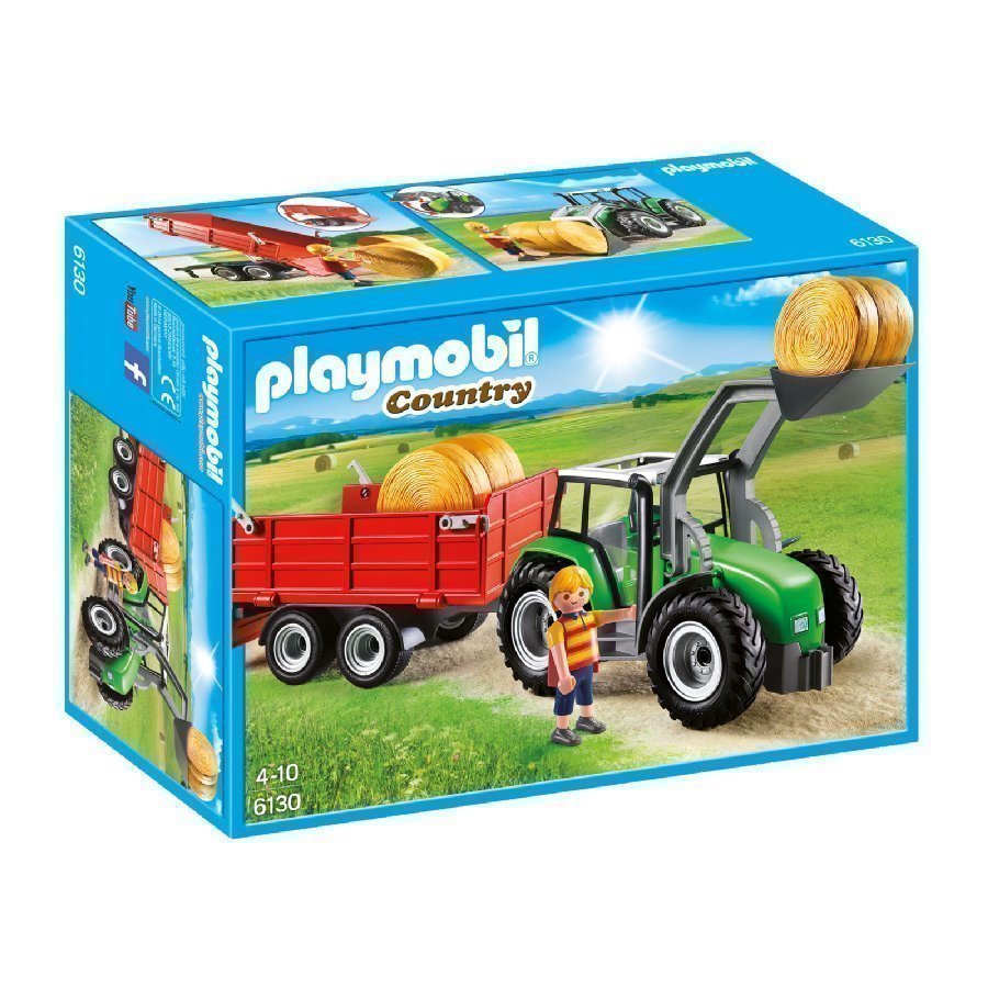 Playmobil Country Suuri Traktori Peräkärryllä 6130