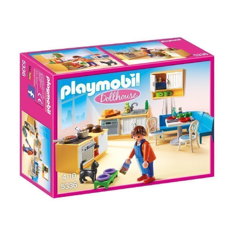 Playmobil Dollhouse Keittiö Ruokailukulmauksella 5336