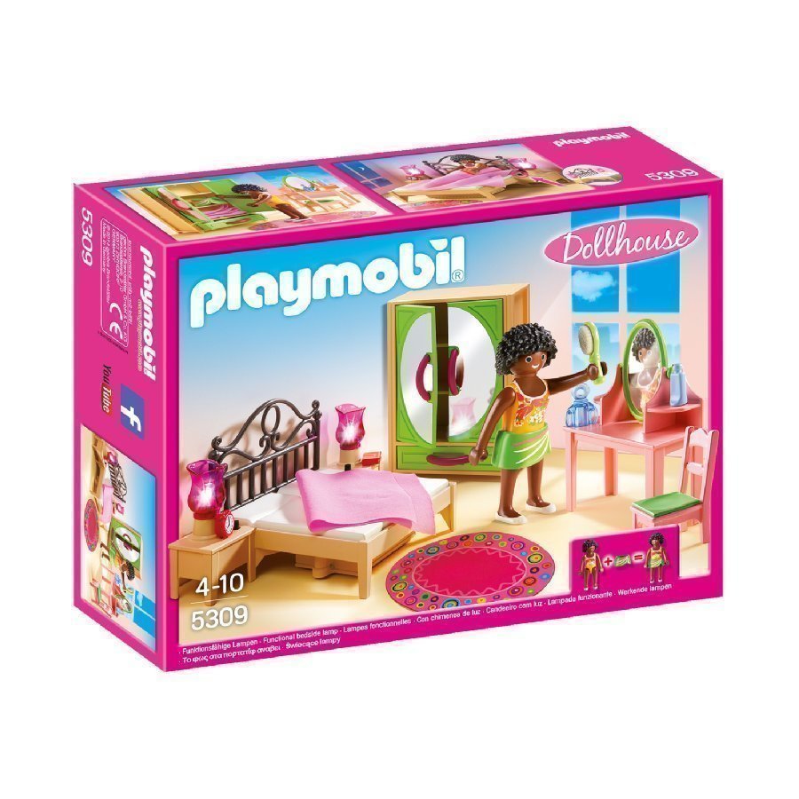 Playmobil Dollhouse Makuuhuone Kampauspöydällä 5309