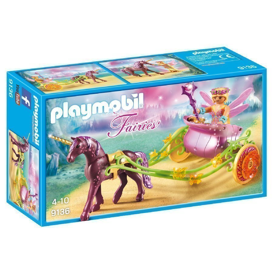 Playmobil Fairies Keiju Ja Yksisarvisvaunut 9136