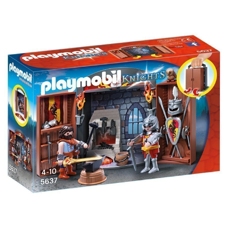 Playmobil History Kannettava Leikkilaatikko Ritariseppä 5637
