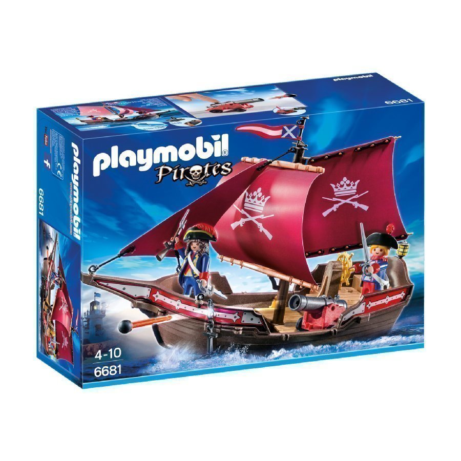 Playmobil Pirates Sotilaslaiva 6681