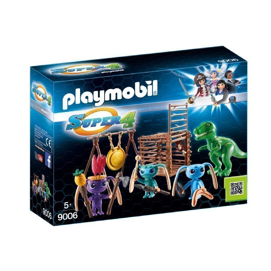 Playmobil Super 4 Alienit Ja T Rex 9006