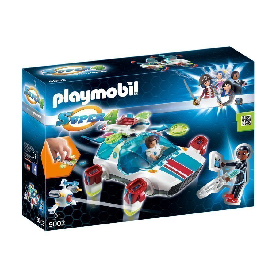 Playmobil Super 4 Fulgurix Ja Agentti Gene 9002