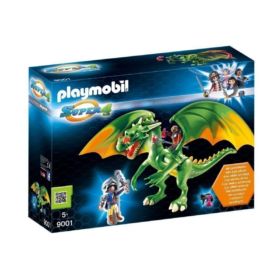 Playmobil Super 4 Lohikäärme Ja Alex 9001