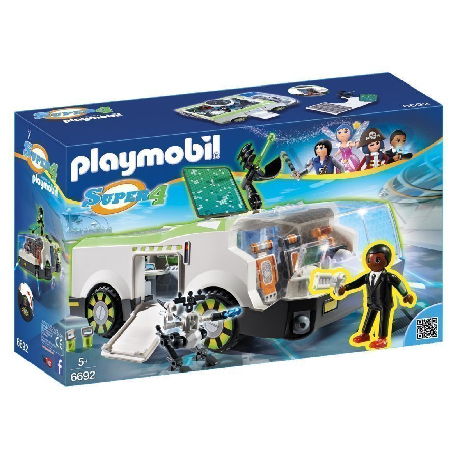 Playmobil Super 4 Techno Chameleon Ja Agentti Gene 6692