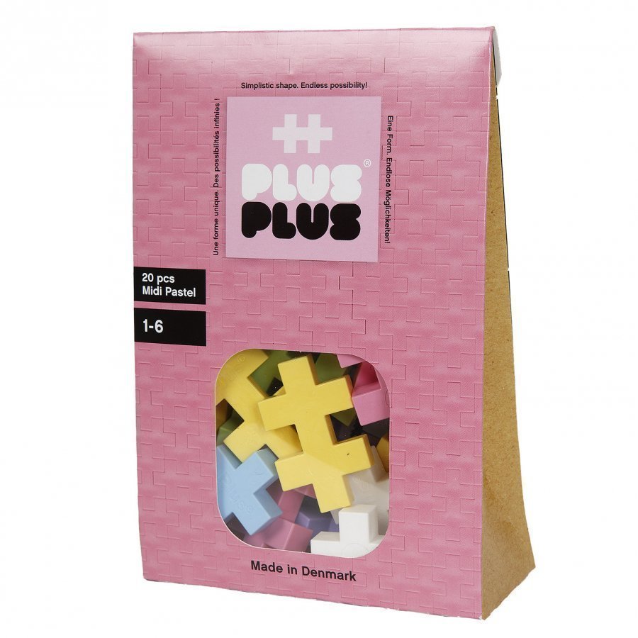 Plus Plus Midi Pastel 20 Pcs Palapeli