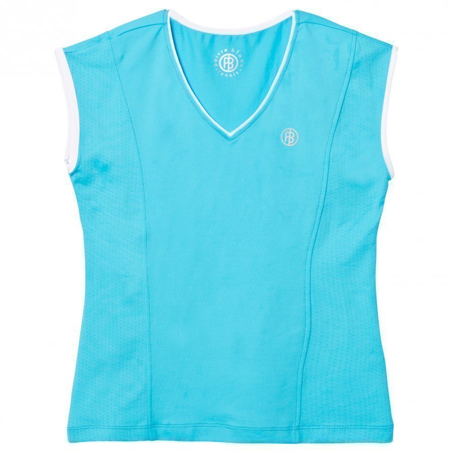 Poivre Blanc Blue Classic Tennis Tee T-Paita