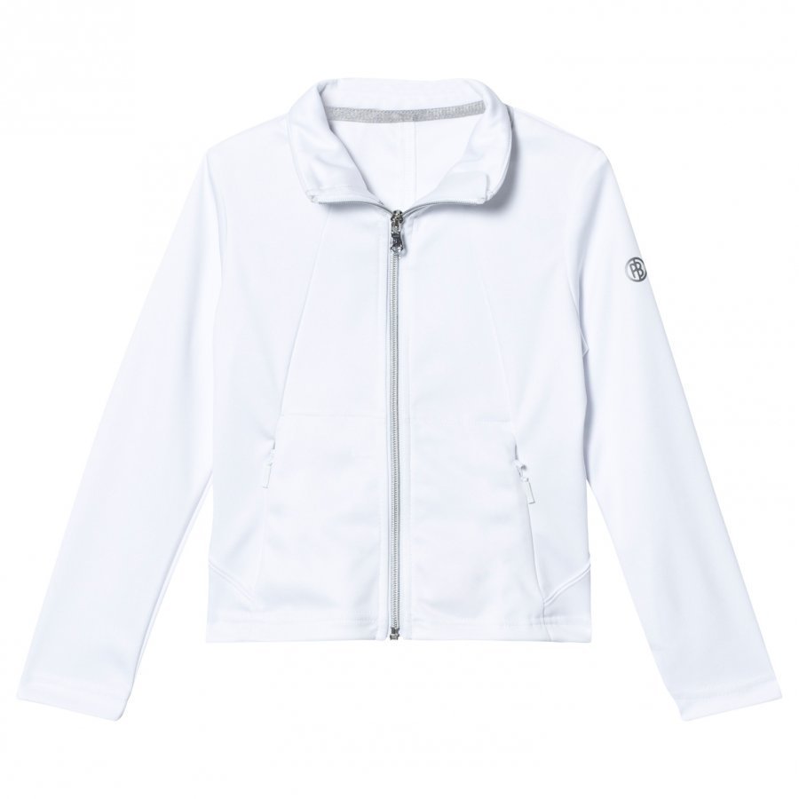 Poivre Blanc White Classic Tennis Tracksuit Jacket Verryttelytakki