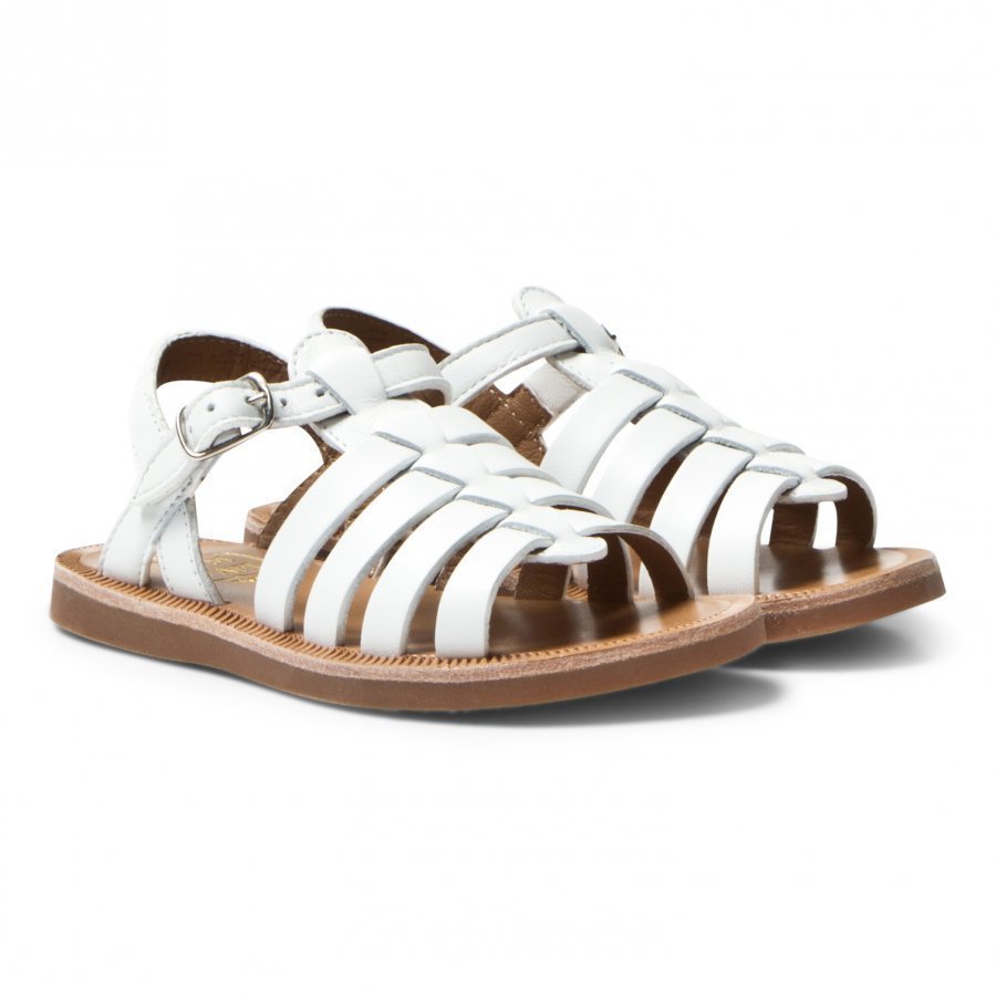 Pom Dapi Plagette Strap Sandals Softy White Remmisandaalit