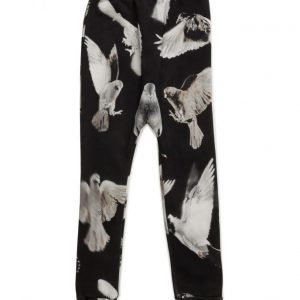 Popupshop Baggy Leggings Black Birds