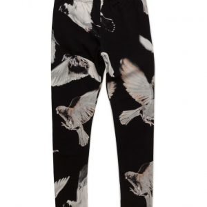 Popupshop Leggings Black Birds