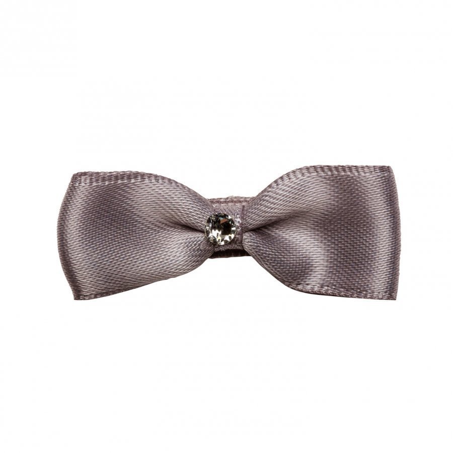 Prinsessefin Philippa Silk Bow Hair Clip Silver Pinni