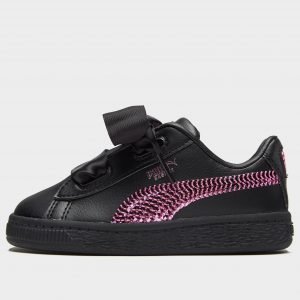 Puma Basket Heart Bling Musta