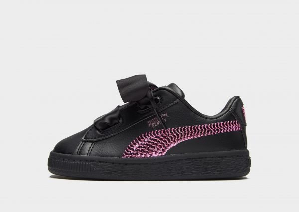 Puma Basket Heart Bling Musta