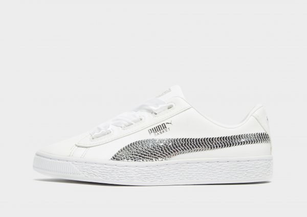 Puma Basket Heart Bling Valkoinen