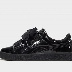 Puma Basket Heart Patent Musta