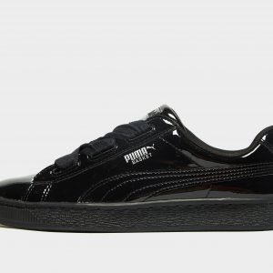 Puma Basket Heart Patent Musta