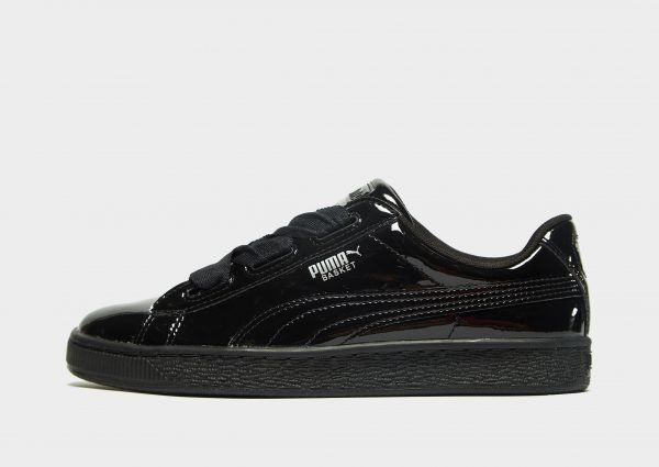 Puma Basket Heart Patent Musta