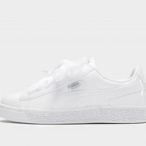 Puma Basket Heart Patent Valkoinen