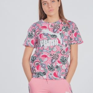 Puma Classics Fruit Tee T-Paita Vaaleanpunainen