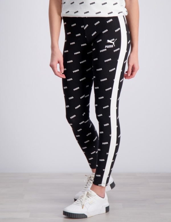 Puma Classics Graphics Leggings Leggingsit Musta