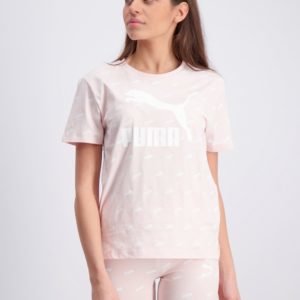 Puma Classics Graphics Tee T-Paita Vaaleanpunainen