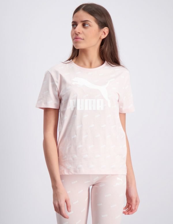 Puma Classics Graphics Tee T-Paita Vaaleanpunainen