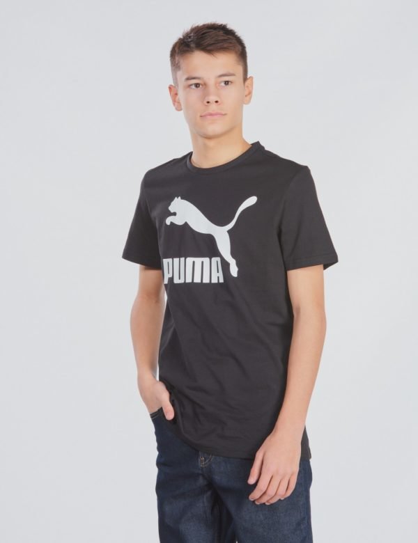 Puma Classics Logo Tee T-Paita Musta