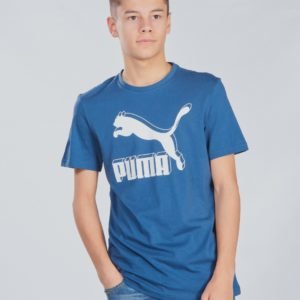 Puma Classics Logo Tee T-Paita Sininen