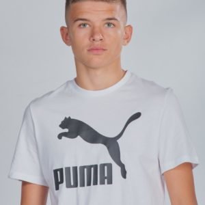 Puma Classics Logo Tee T-Paita Valkoinen