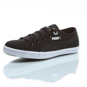 Puma Elsu Canvas Jr Tennarit Musta