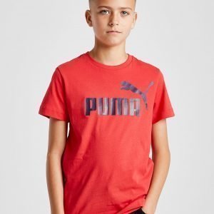 Puma Essential Logo T-Paita Punainen