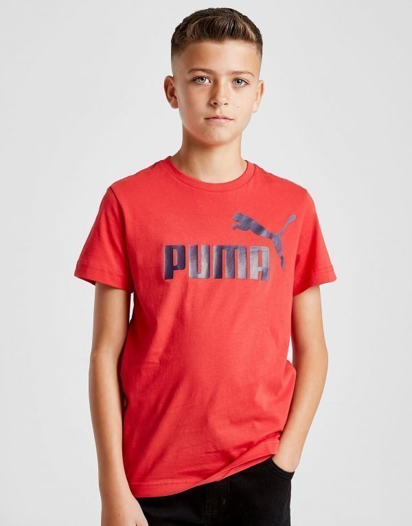 Puma Essential Logo T-Paita Punainen