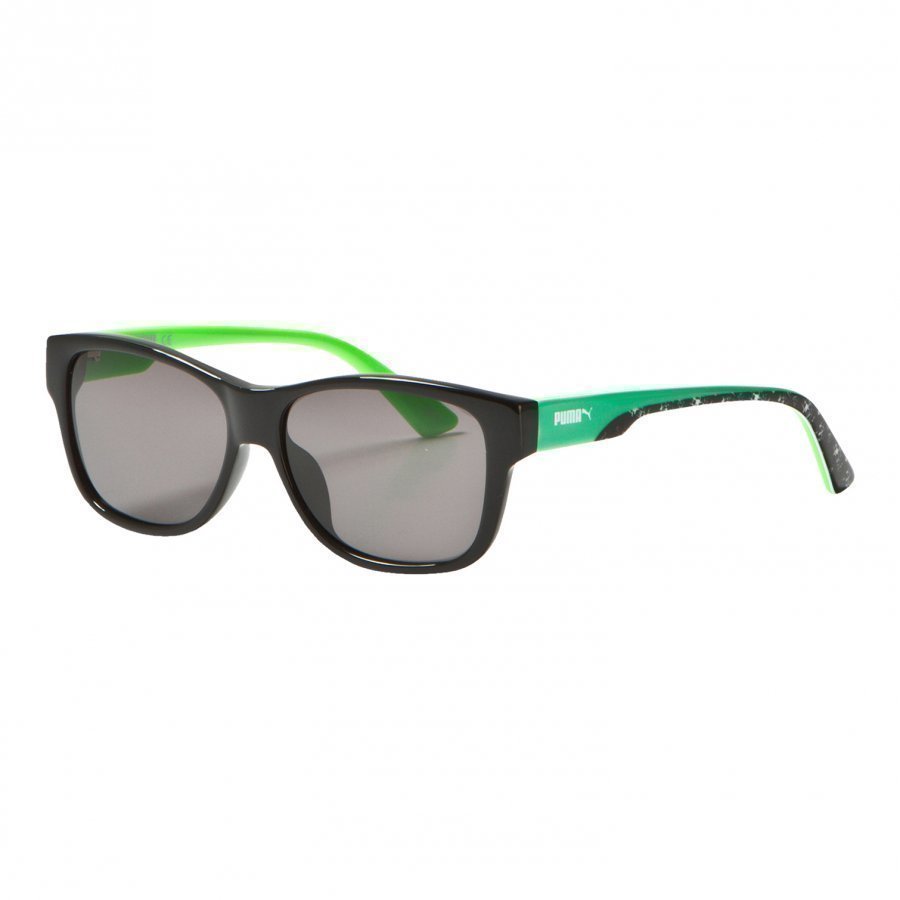 Puma Kid Injection Sunglasses Black Green Aurinkolasit