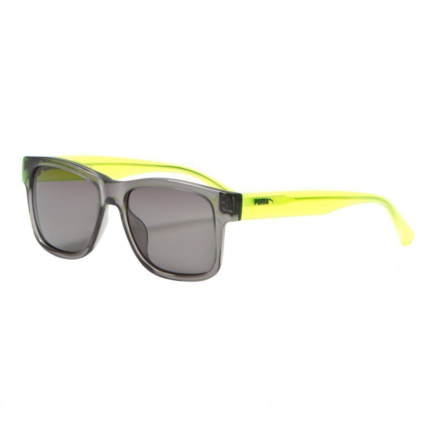 Puma Kid Injection Sunglasses Grey Yellow Aurinkolasit