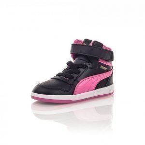 Puma Liza Mid Fur Korkeavartiset Tennarit Musta / Roosa