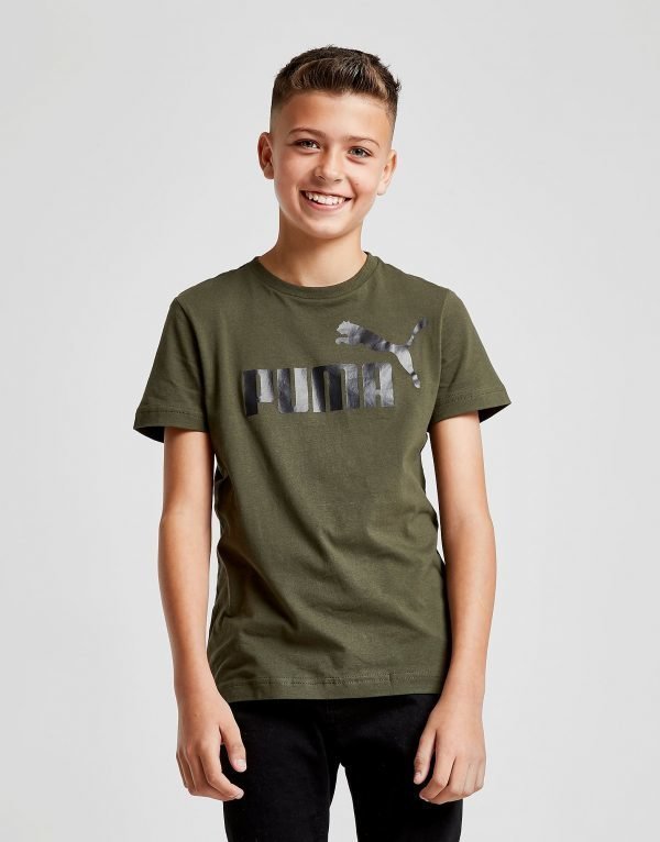 Puma Logo T-Shirt Vihreä