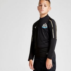 Puma Newcastle United Fc 1/4 Zip Top Musta