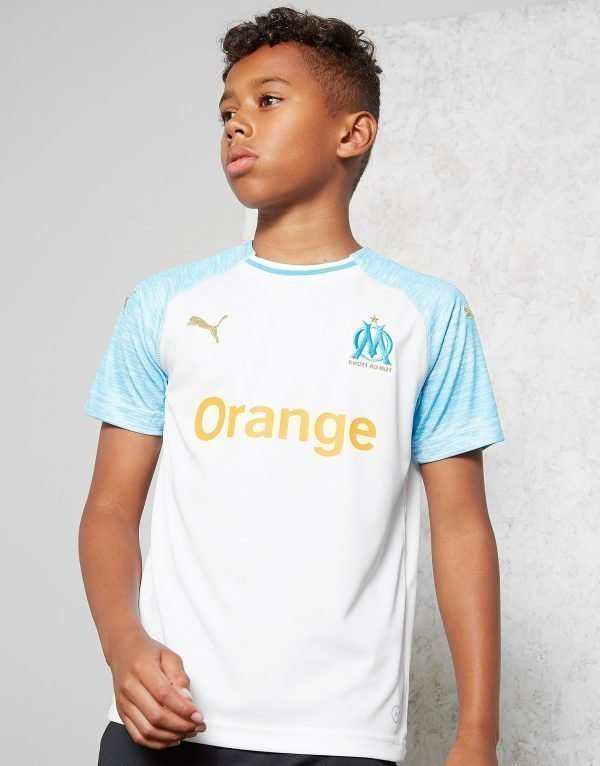 Puma Olympique Marseille 2018/19 Home Paita Valkoinen