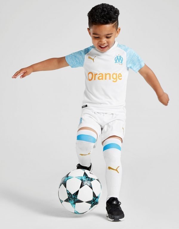 Puma Olympique Marseille 2018/19 Home Peliasu Valkoinen