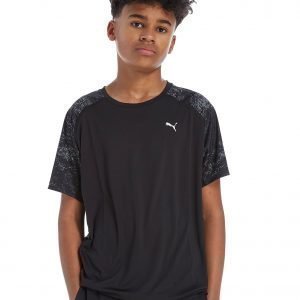 Puma Printed Poly T-Shirt Musta