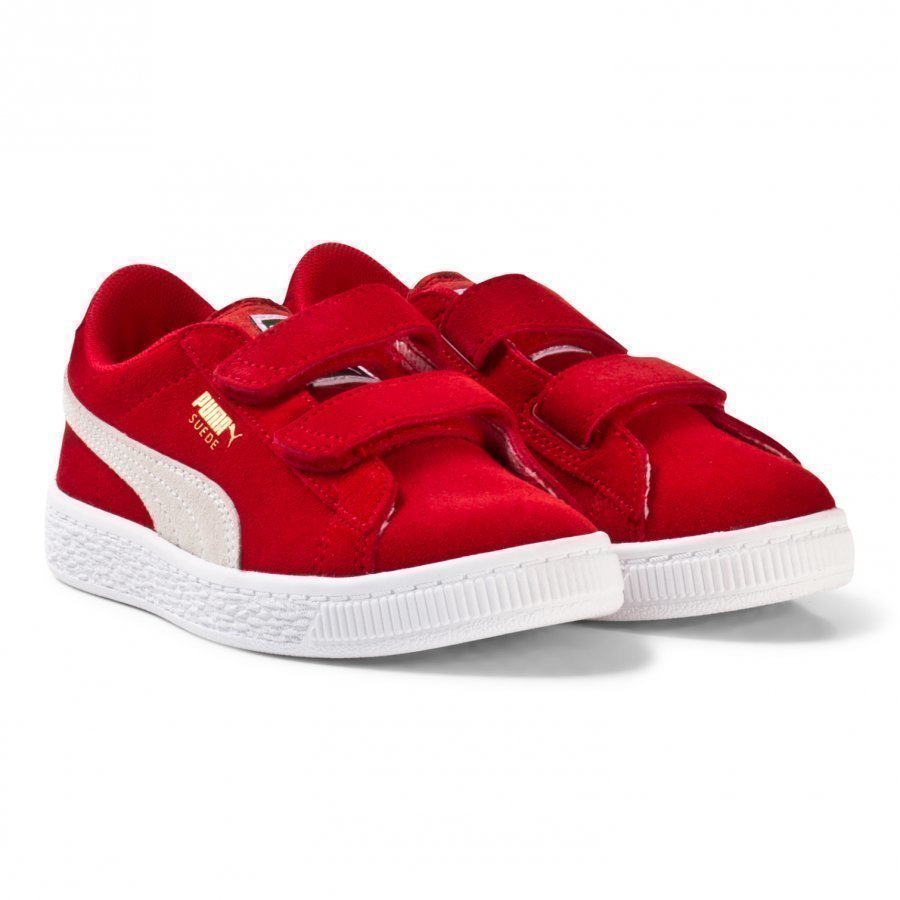 Puma Suede 2-Strap Youth Sneakers Red Lenkkarit