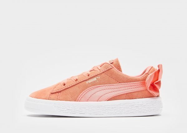 Puma Suede Bow Peach