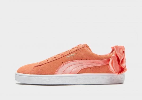 Puma Suede Bow Peach