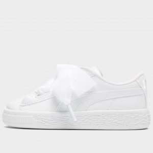 Puma Suede Heart Infant Valkoinen